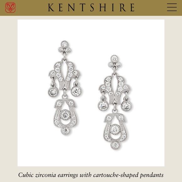 Andrew Prince cubic zirconia earrings $375 wedding